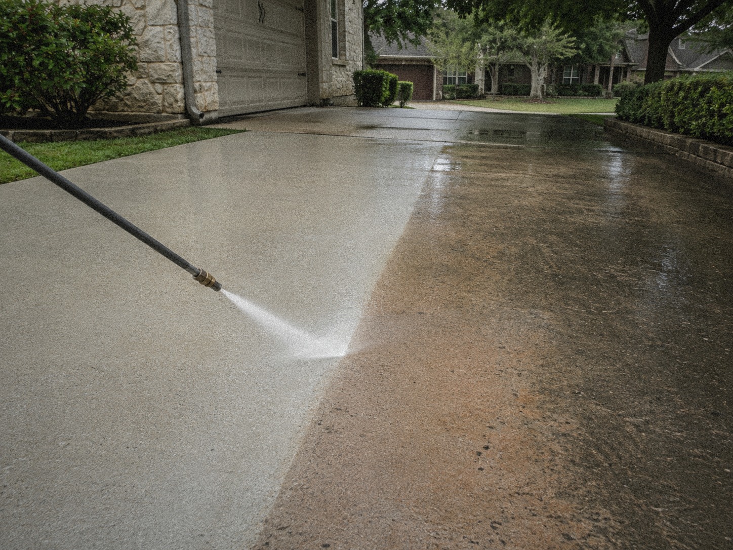 Driveway Pressure Wash